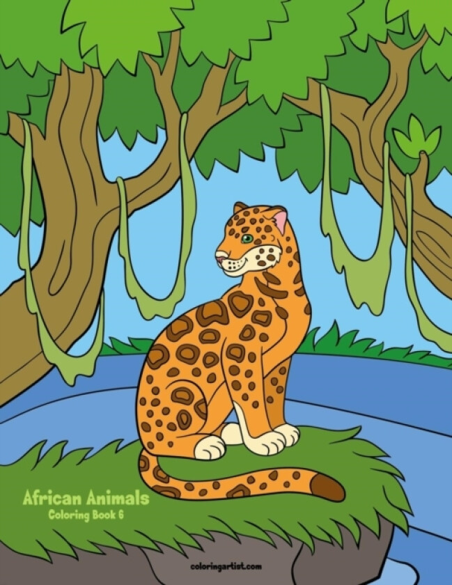 African Animals Coloring Book 6 av Nick Snels (Paperback)