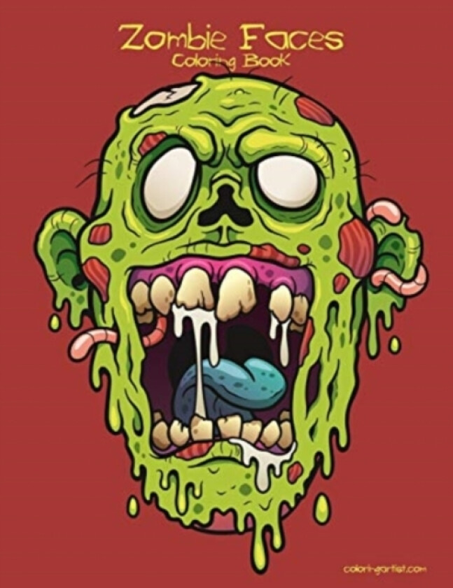 Zombie Faces Coloring Book av Nick Snels (Paperback)