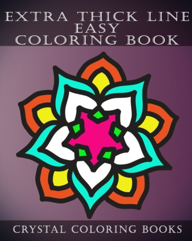 Extra Thick Line Easy Coloring Book av Crystal Coloring Books (Paperback)