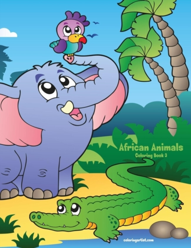 African Animals Coloring Book 3 av Nick Snels (Paperback)