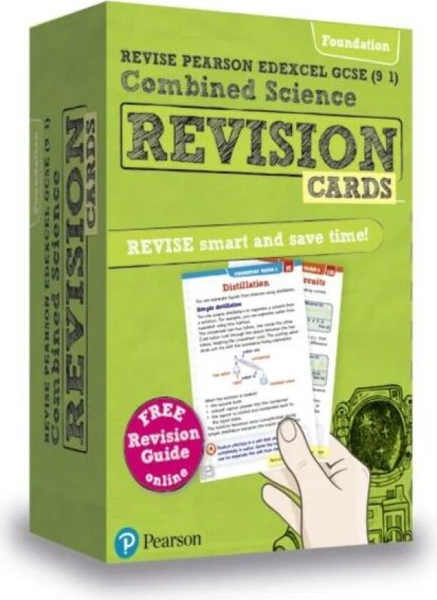 Pearson REVISE Edexcel GCSE Combined Science Foundation Revision Cards (with free online Revision Gu