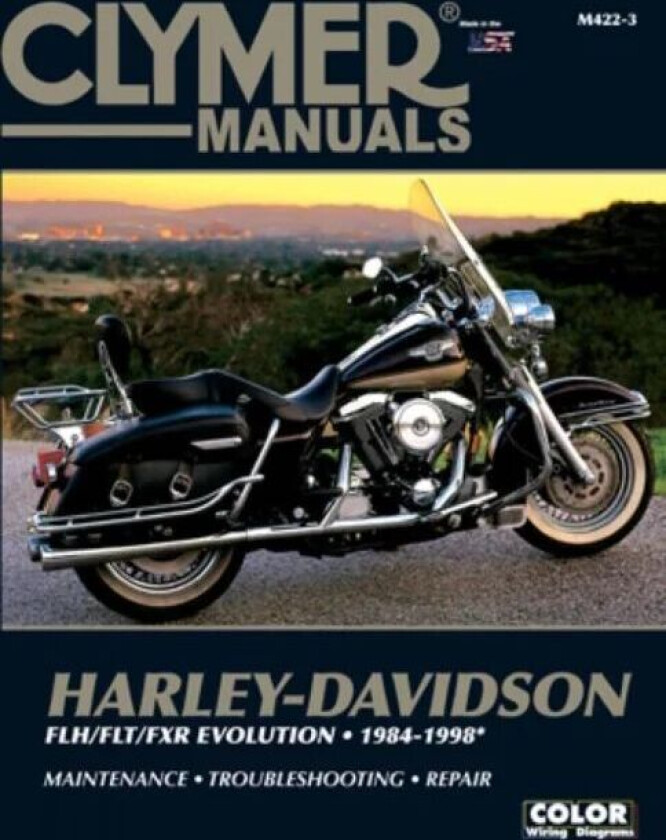 Harley-Davidson Road King, Electra, Tour Glide, Low Rider Motorcycle (1984-1998) Clymer Repair Manua av Haynes Publishing