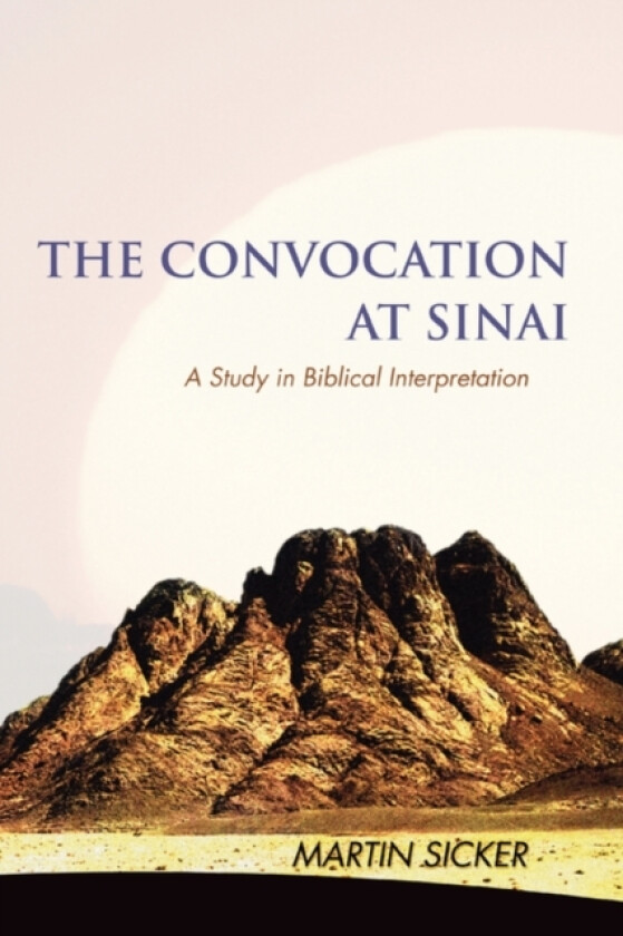 The Convocation at Sinai av Martin Sicker (Paperback)