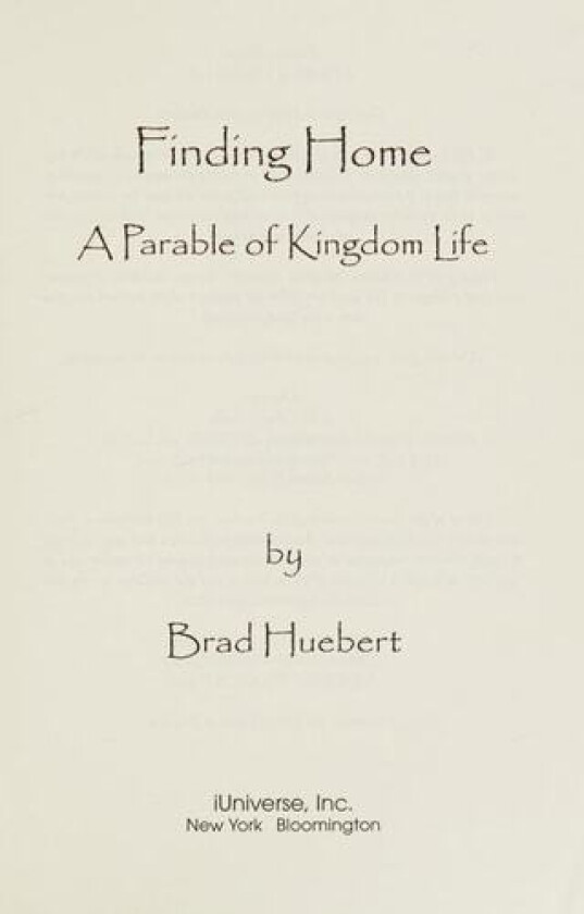 Finding Home av Brad Huebert (Paperback)