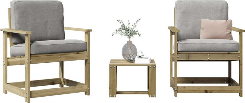 Hagesofagruppe 3 deler impregnert furu