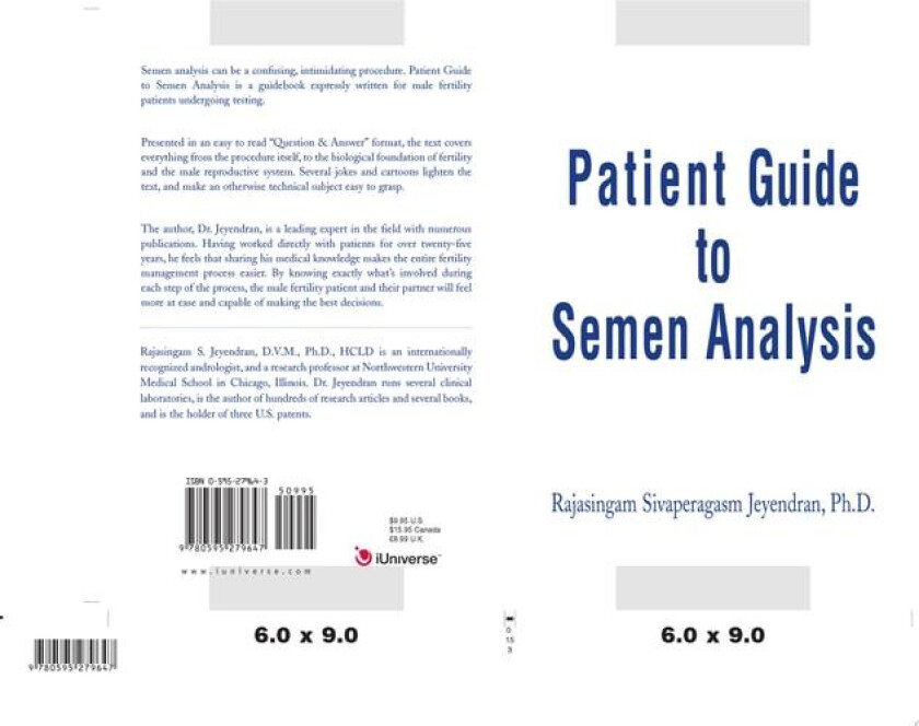 Patient Guide to Semen Analysis av Rajasingam Sivaperagasam Jeyendran (Paperback)