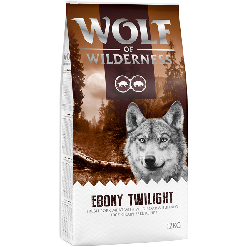 100 kr rabatt! 12 kg Wolf of Wilderness - Ebony Twilight - Villsvin & Bøffel