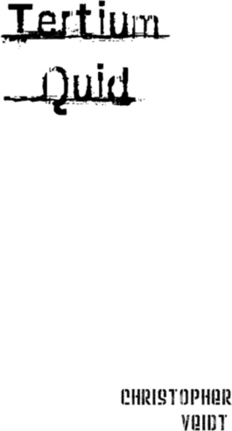 Tertium Quid av Christopher Veidt (Paperback)