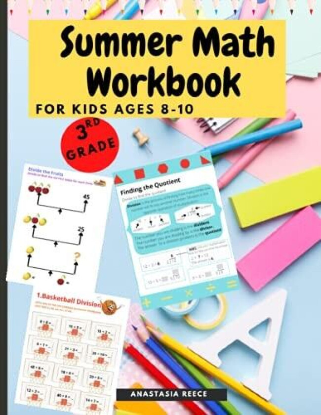 Summer Math Workbook for kids Ages 8-10 av Anastasia Reece (Paperback)