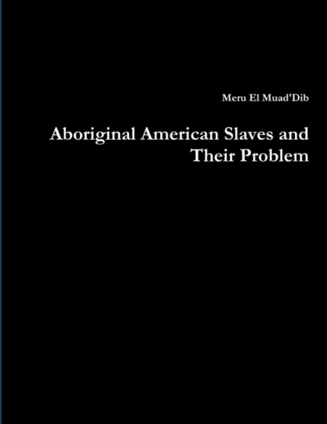 Aboriginal American Slaves and Their Problem av Meru El Muad'Dib (Paperback)