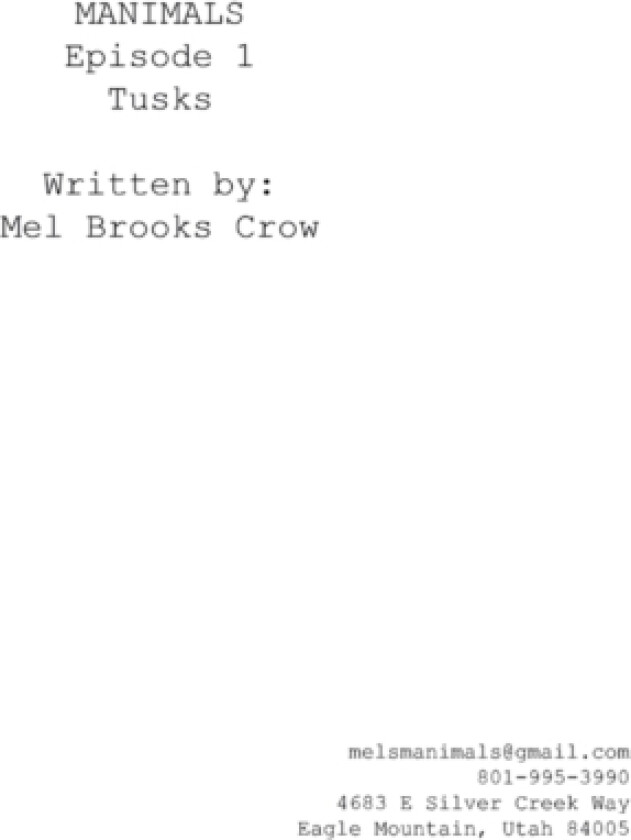 Manimals av Mel Brooks Crow (Paperback)