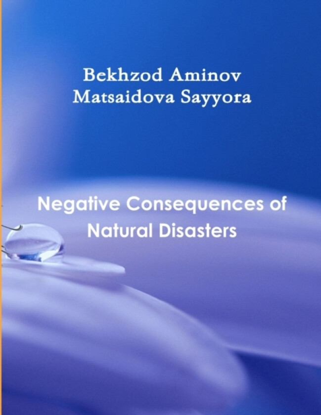 "Negative Consequences of Natural Disasters" av Bekhzod Aminov, Matsaidova Sayyora (Paperback)