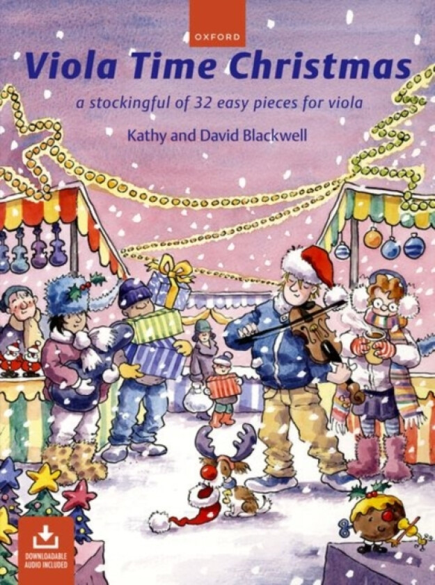 Viola Time Christmas av Kathy Blackwell, David Blackwell (Noter)