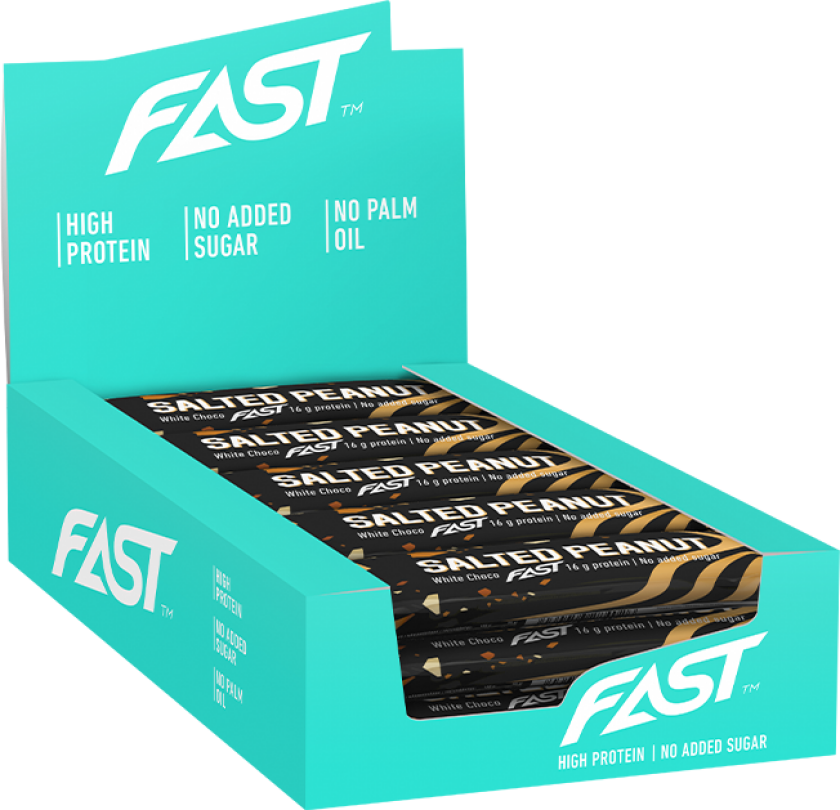 15 x FAST Soft & Crispy Protein bar 55 g No Added Sugar
