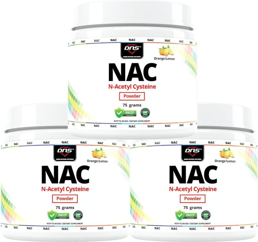 3-pack NAC N-Acetyl Cysteine Powder - 3 x75 gram