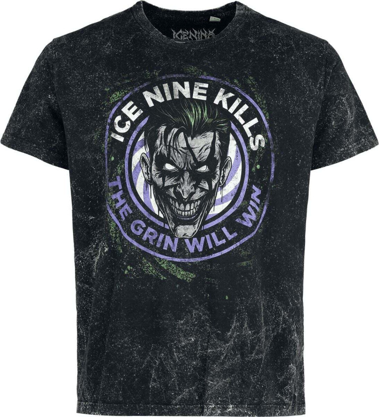 T-skjorte - The Grin - S til 4XL - Herrer - koksgrå