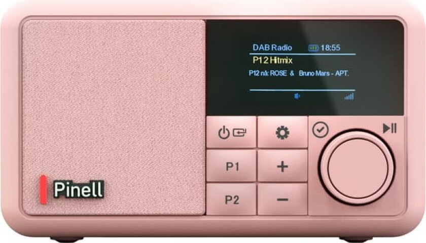 Compact digitalradio (Primerose pink)