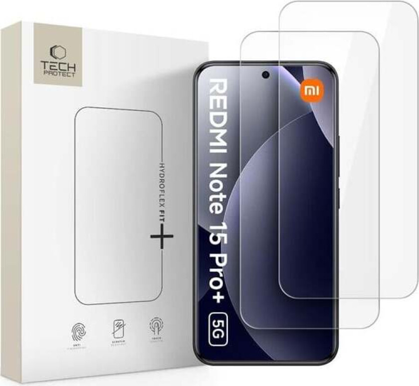Hydro flex+ 2-Pack Hydrogel Film for Xiaomi Redmi Note 15 Pro+ 5G