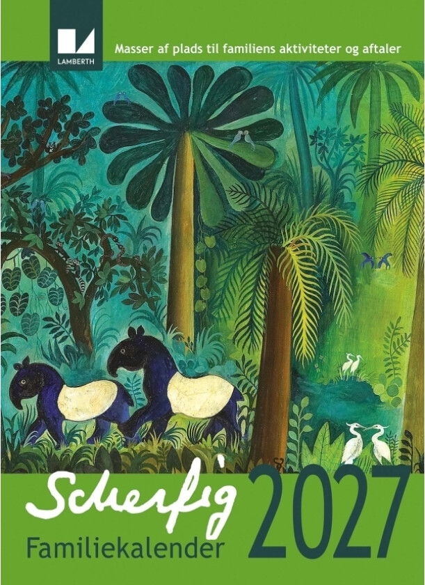Hans Scherfig familiekalender 2027 | Språk: Dansk