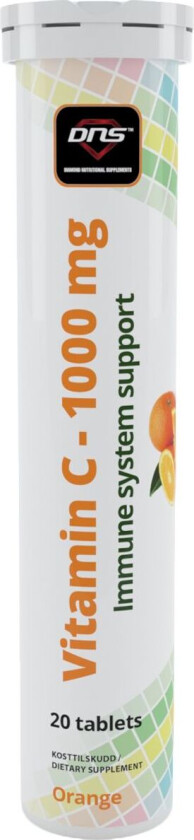 Vitamin-C 1000 mg - Orange - 20 Brustabletter
