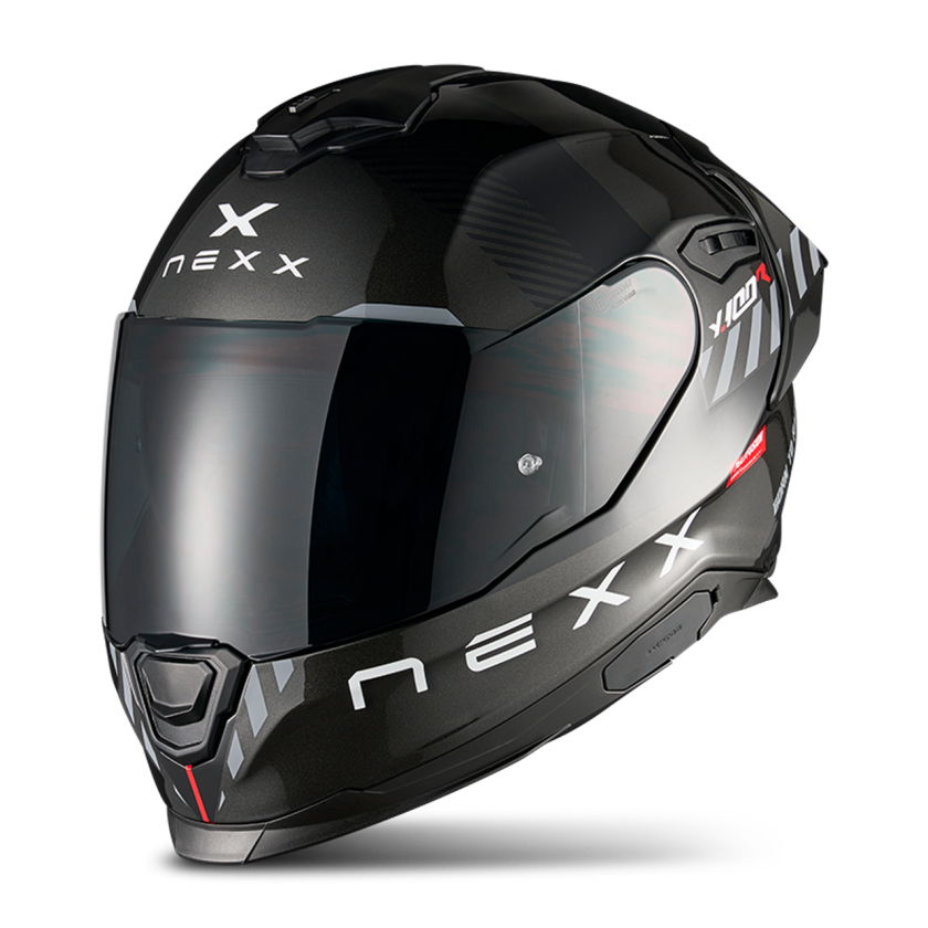 Helhjelm Nexx Y.100R Fade Svart/RødXL