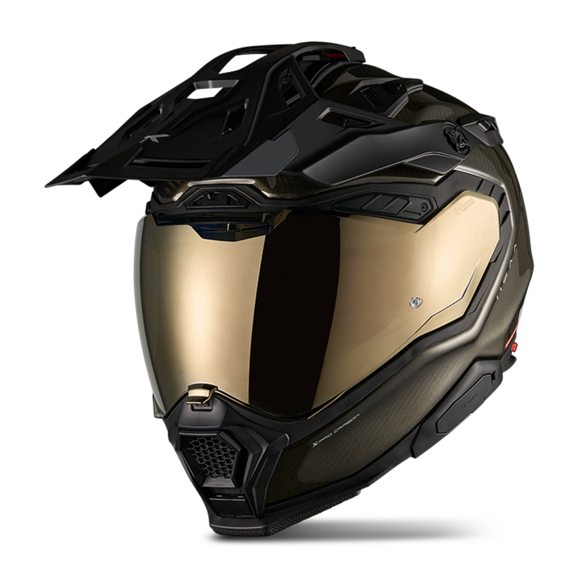 Adventurehjelm Nexx X.WED3 Golden Dune Carbon GullM