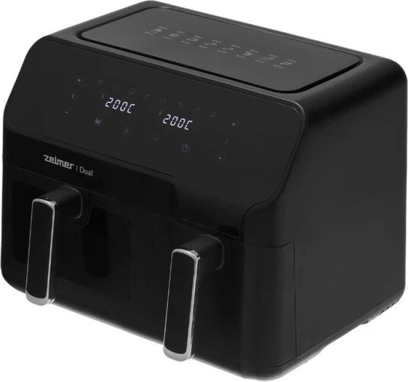 ZAF9000 Airfryer - 5,5L + 3,5L, 2700W - Svart