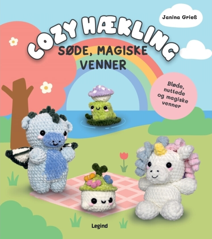Cozy hekling - Søte, magiske venner | Janina Griess | Språk: Dansk