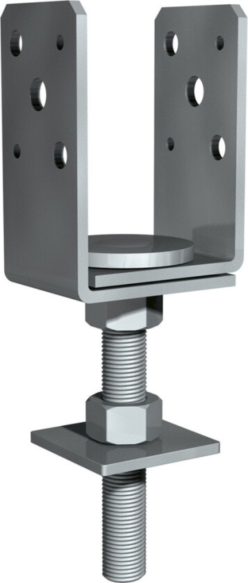 Stolpesko etterjusterbar 4 93-103 mm gjengestørrelse 16 mm