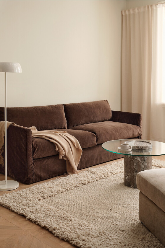 Sofa Bernie 3-seters - Brun