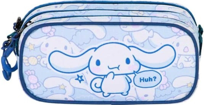 Hello Kitty Cinnamoroll triple pencil case