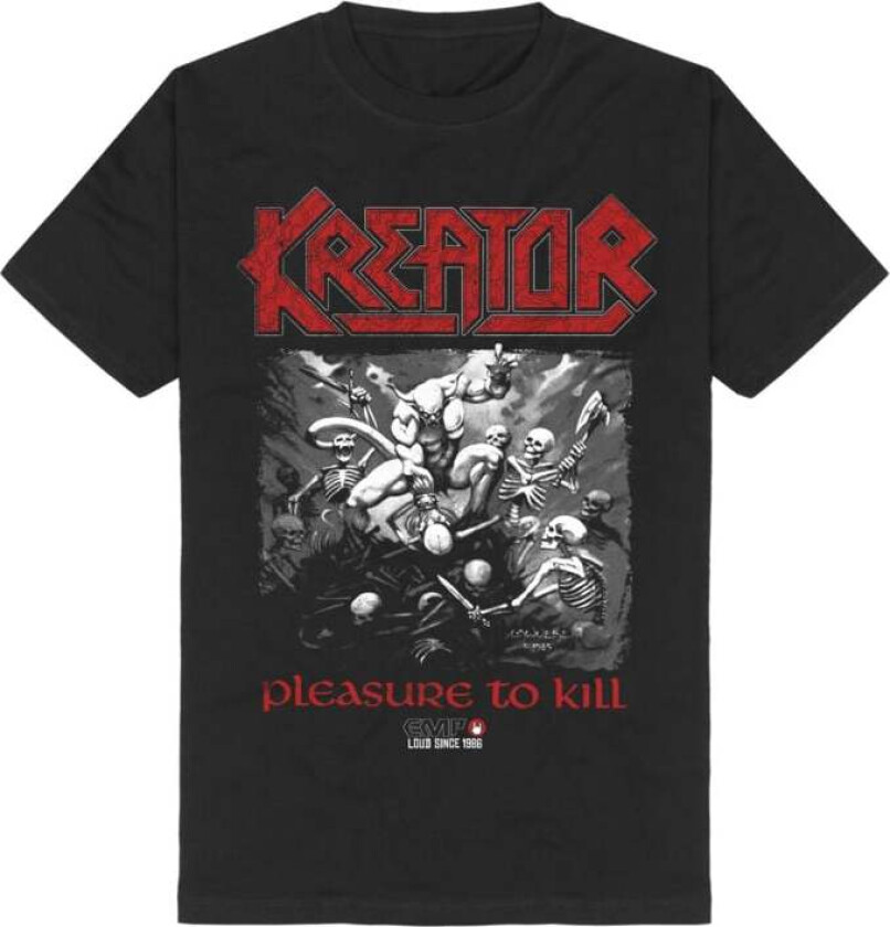 T-skjorte - Pleasure To Kill - 40 Years - S til 3XL - Herrer - svart