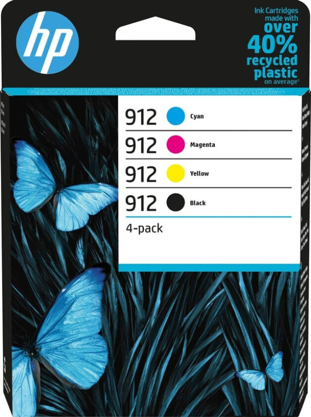 912 blekkpatroner kombo-pakke (CMYK)
