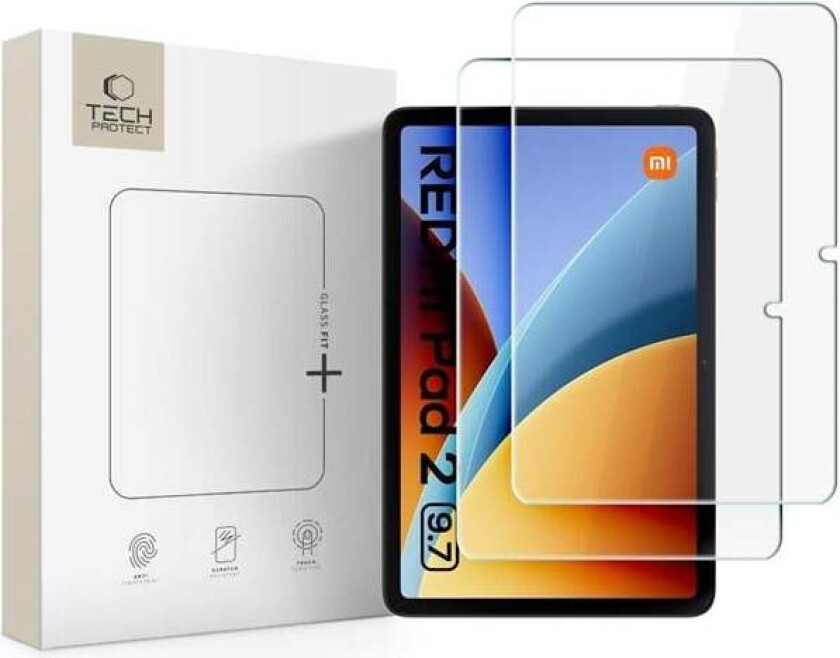 Glass Fit+ 2-Pack Tempered Glass for Xiaomi Redmi Pad 2 9.7"