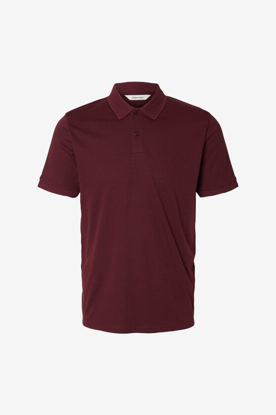 Pologenser slhFave Button SS Polo - Rød