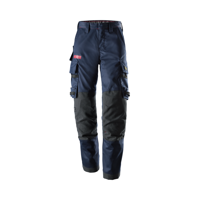 ProtecWork 6763 Arbeidsbukse marineblå, dame, stretch 52