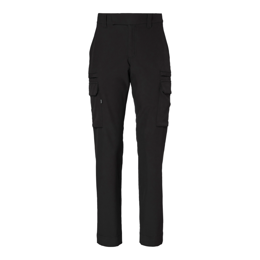 199W Servicebukse dame, 4-veis stretch Svart