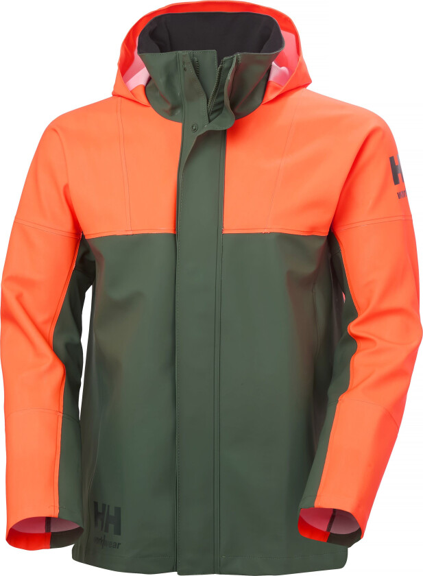 70293-264 Regnjakke Oransje/Grønn