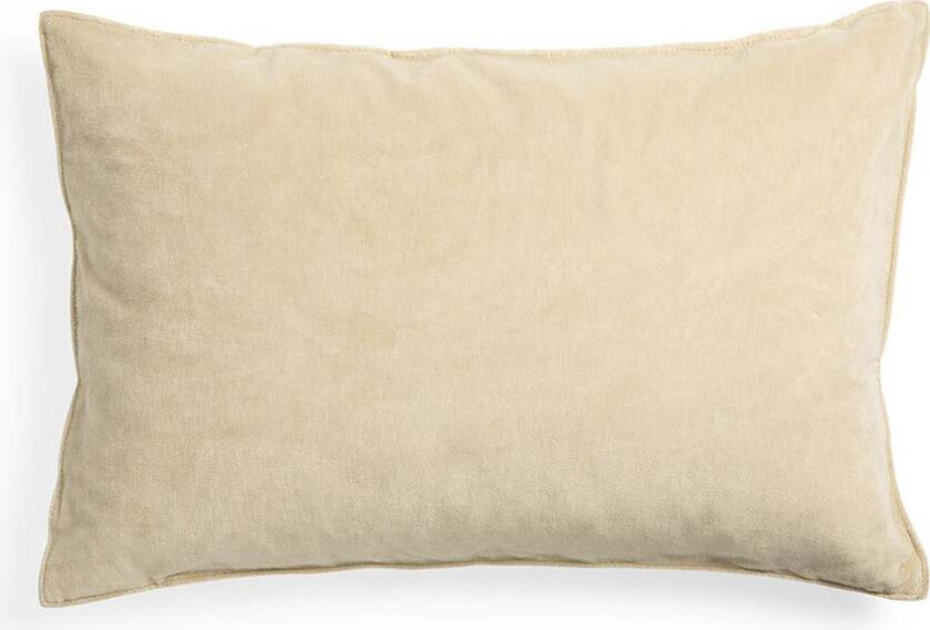 Velvet Pute Sand 60x40 cm