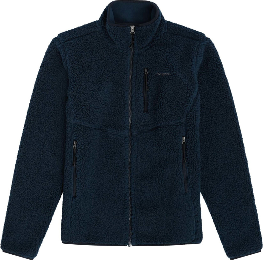 Bergans Women's Lunnan Pile Fleece Jacket Navy Blue