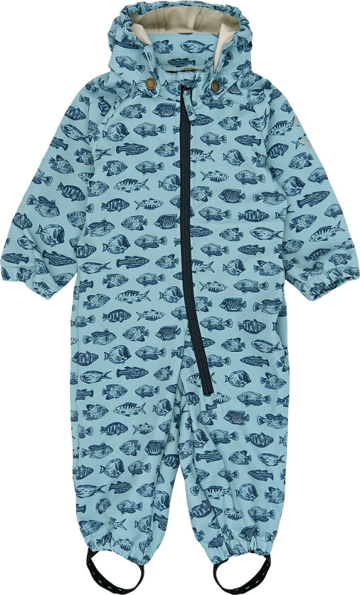 Softshell Dress - AOP - Fil - - 2 år (92) - Softshell