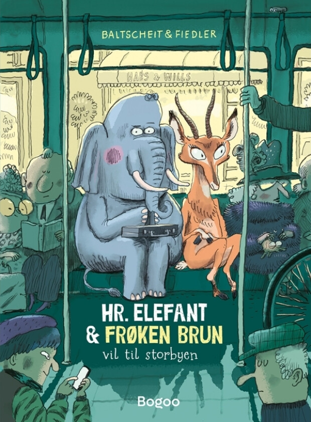 Hr. Elefant og frøken Brun vil til storbyen | Martin Baltscheit & Max Fiedler | Språk: Dansk