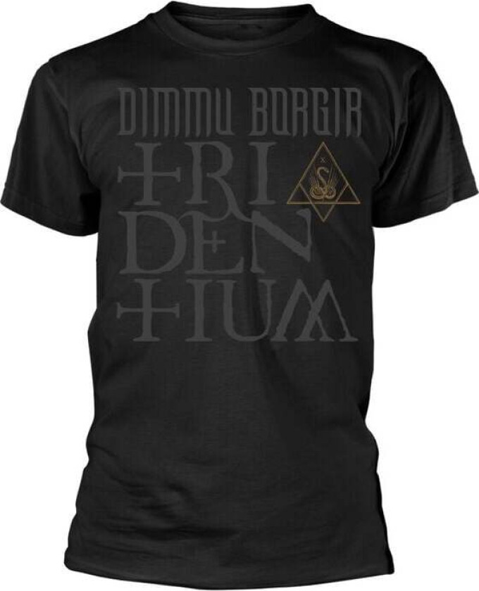 T-skjorte - Tridentium Black Print - S til 3XL - Herrer - svart