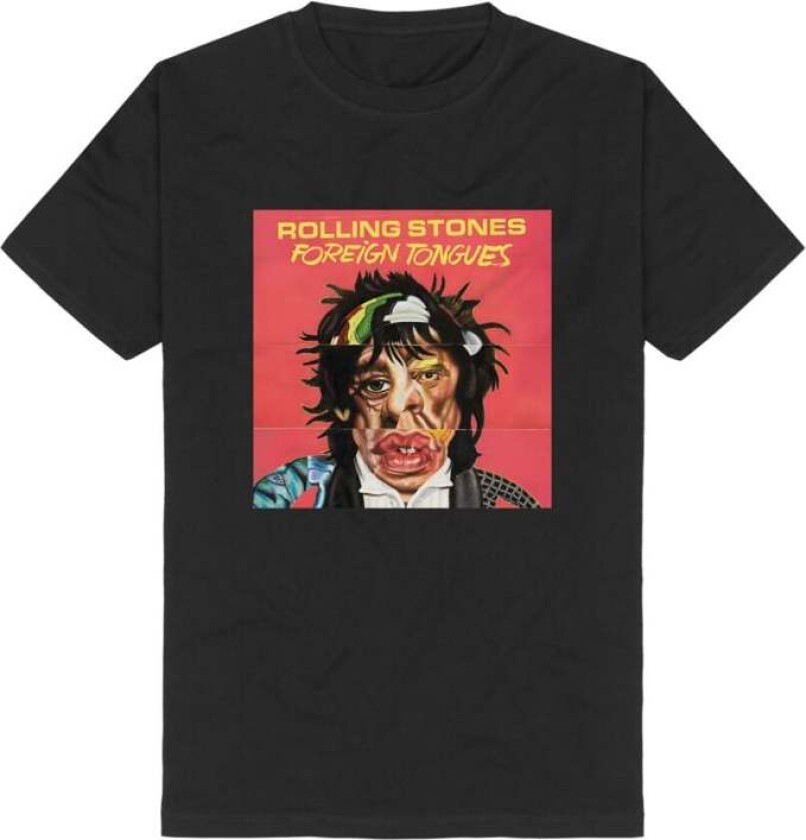 T-skjorte - Foreign Tongues - S til 5XL - Herrer - svart