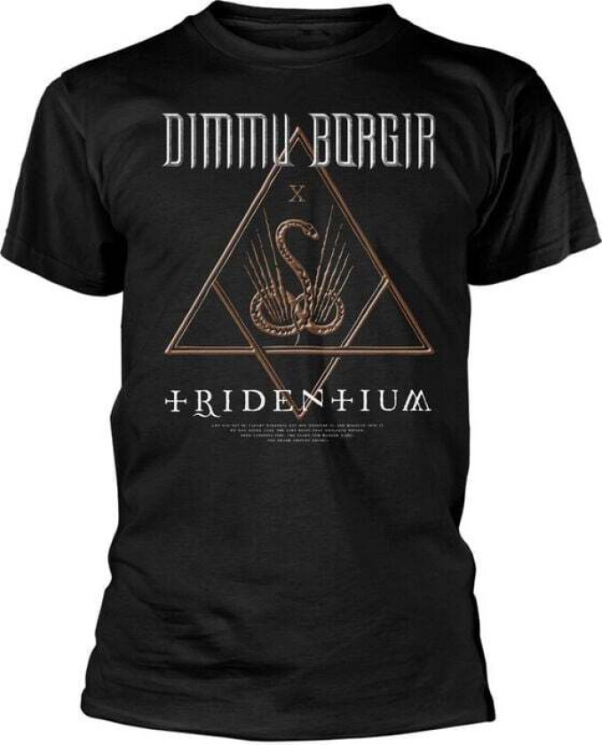 T-skjorte - Tridentium - S til 3XL - Herrer - svart