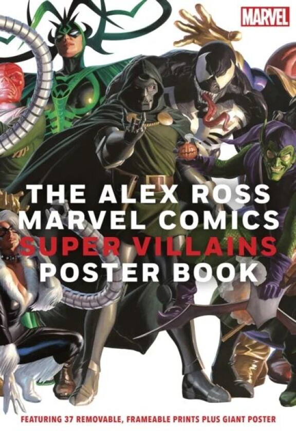 Alex Ross Marvel Comics Super Villains Poster Book av Alex Ross, Marvel Entertainment