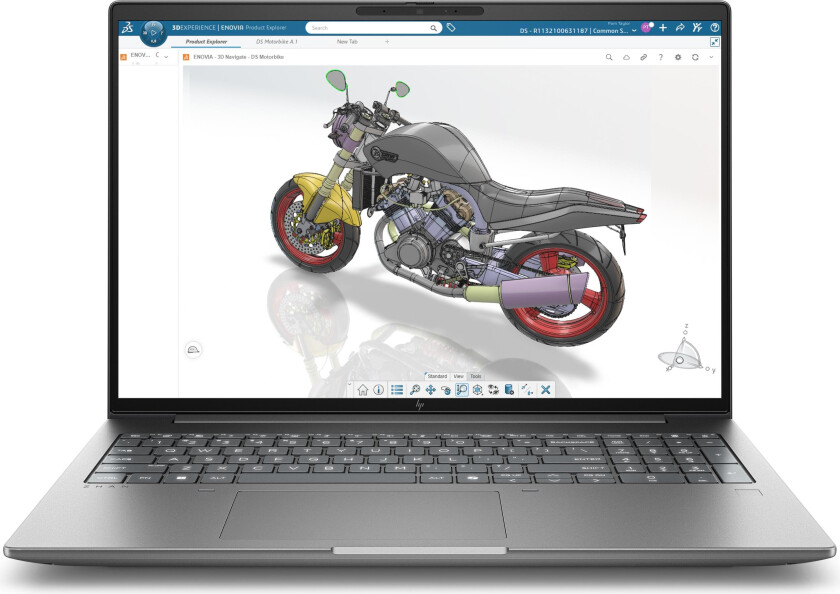 DP7A4ET laptop Copilot+ PC Intel Core Ultra 9 386H 40,6 cm (16") 2.5K 64 GB DDR5-SDRAM 1 TB SSD Wi-Fi 7 (802.11be) Windows 11 Pro AI Workstation