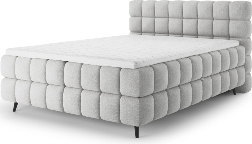 Bilde av Sabeno sengepakke Bubblig kontinentalseng med oppbevaring 180x200 cm - Tonall 03