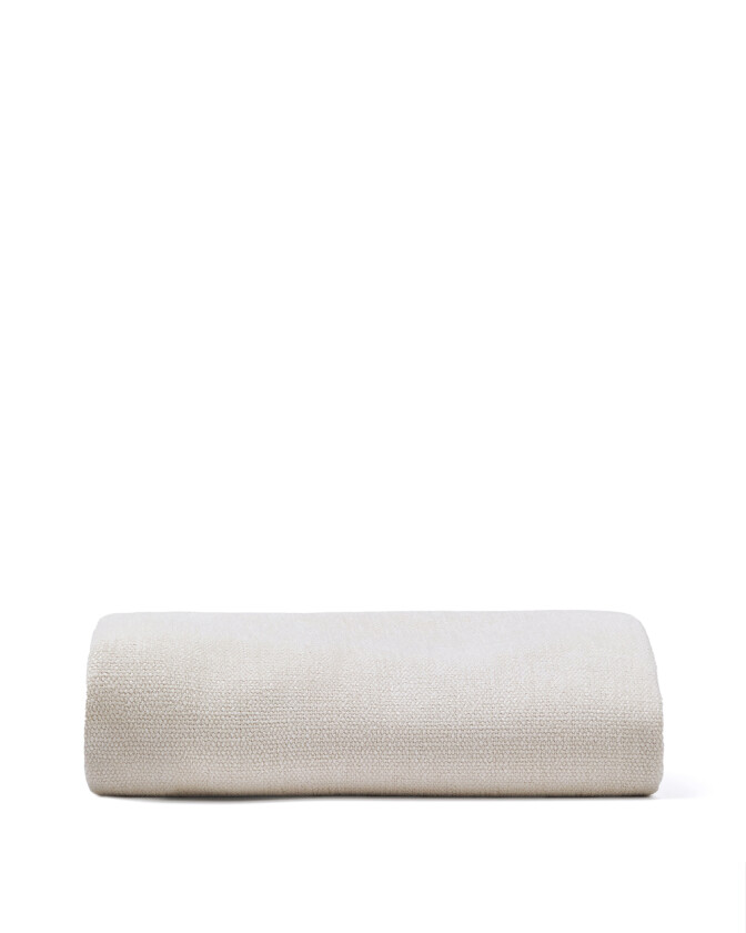 KAVE HOME Jaira sengeteppe - hvit chenille (til seng 180 x 200 cm)