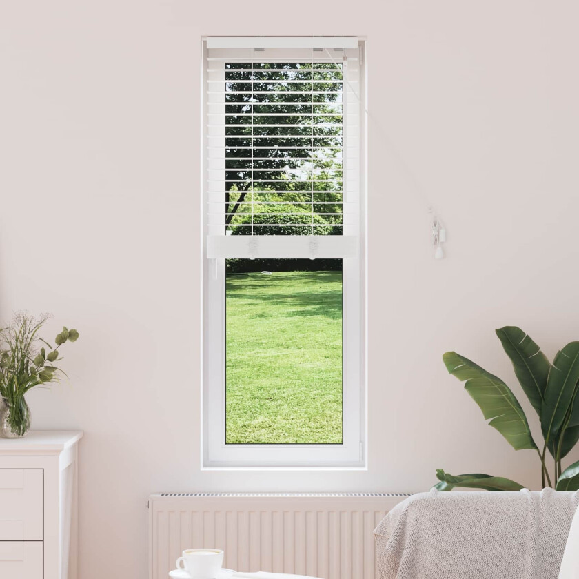 Venetiansk persienne Hvit 45 x 130 cm 35 mm